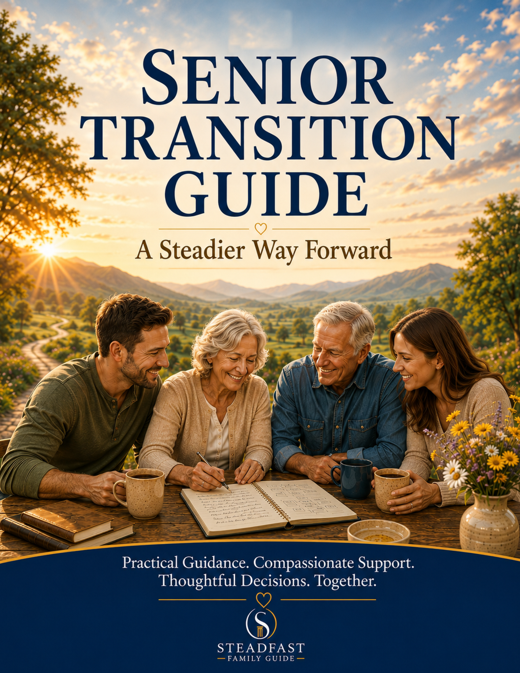 Cover of Senior Transition Guide: A Steadier Way Forward